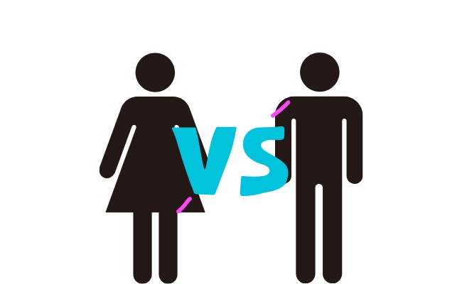 man vs woman