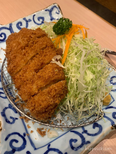 tonkatsu, shredded cabbage, japanese food