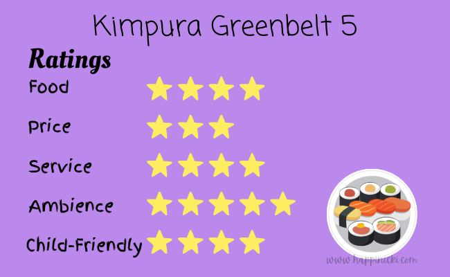 kimpura, greenbelt, restaurant reviews