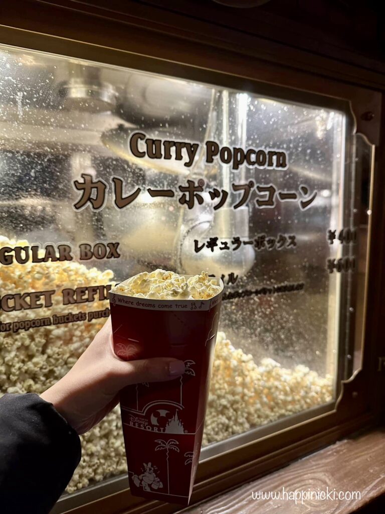 popcorn, curry popcorn, aladdin, disneysea