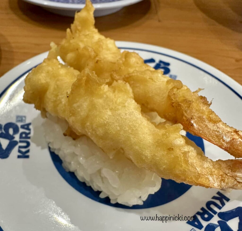 tempura, tempura nigiri, nigiri