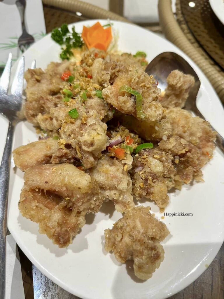 salt and pepper spareribs, fried spareribs, hidden jade cuisine menu