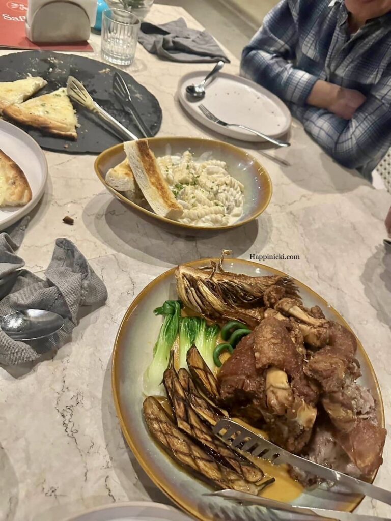 saffron menu, saffron dinner 