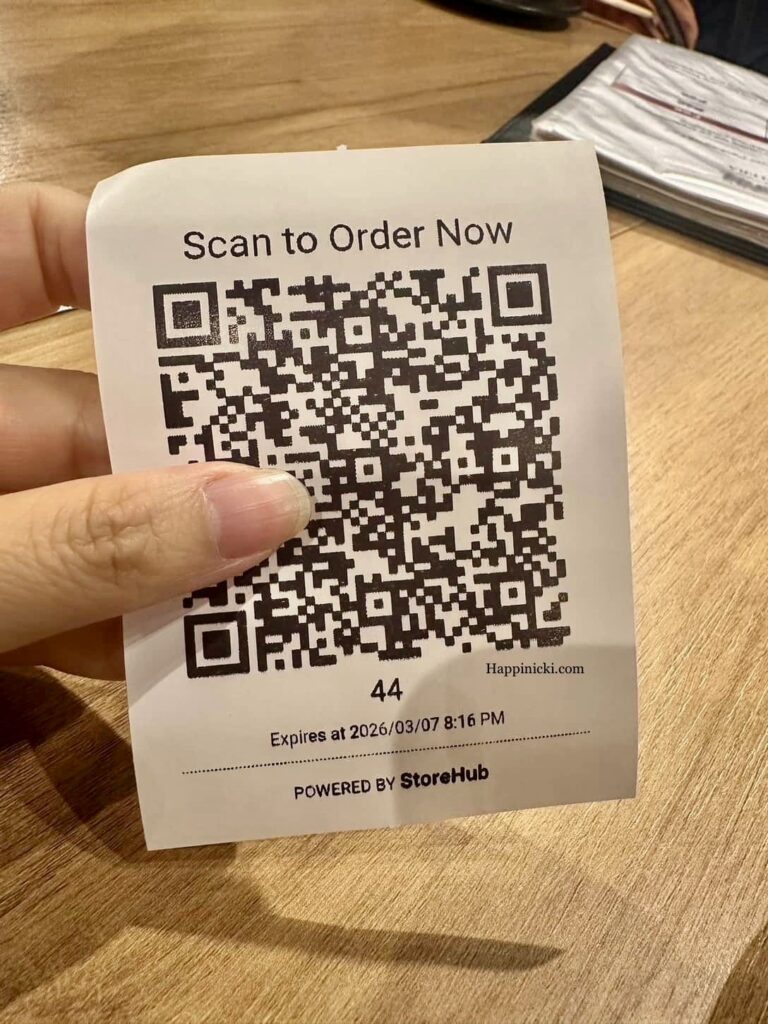 yotteba qr code, yotteba ordering slip, yotteba order slip