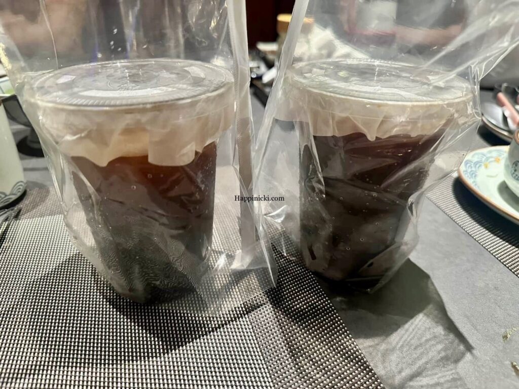 americano, iced coffee, coco water