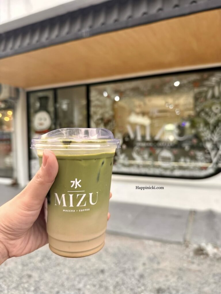 mizu maccha coffee, matcha drink, uji maccha latte, san fernando