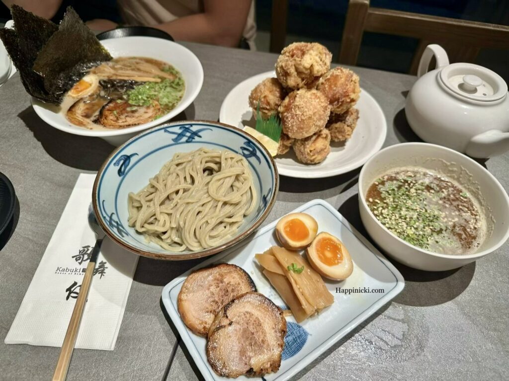 tsukemen, kabuki ramen